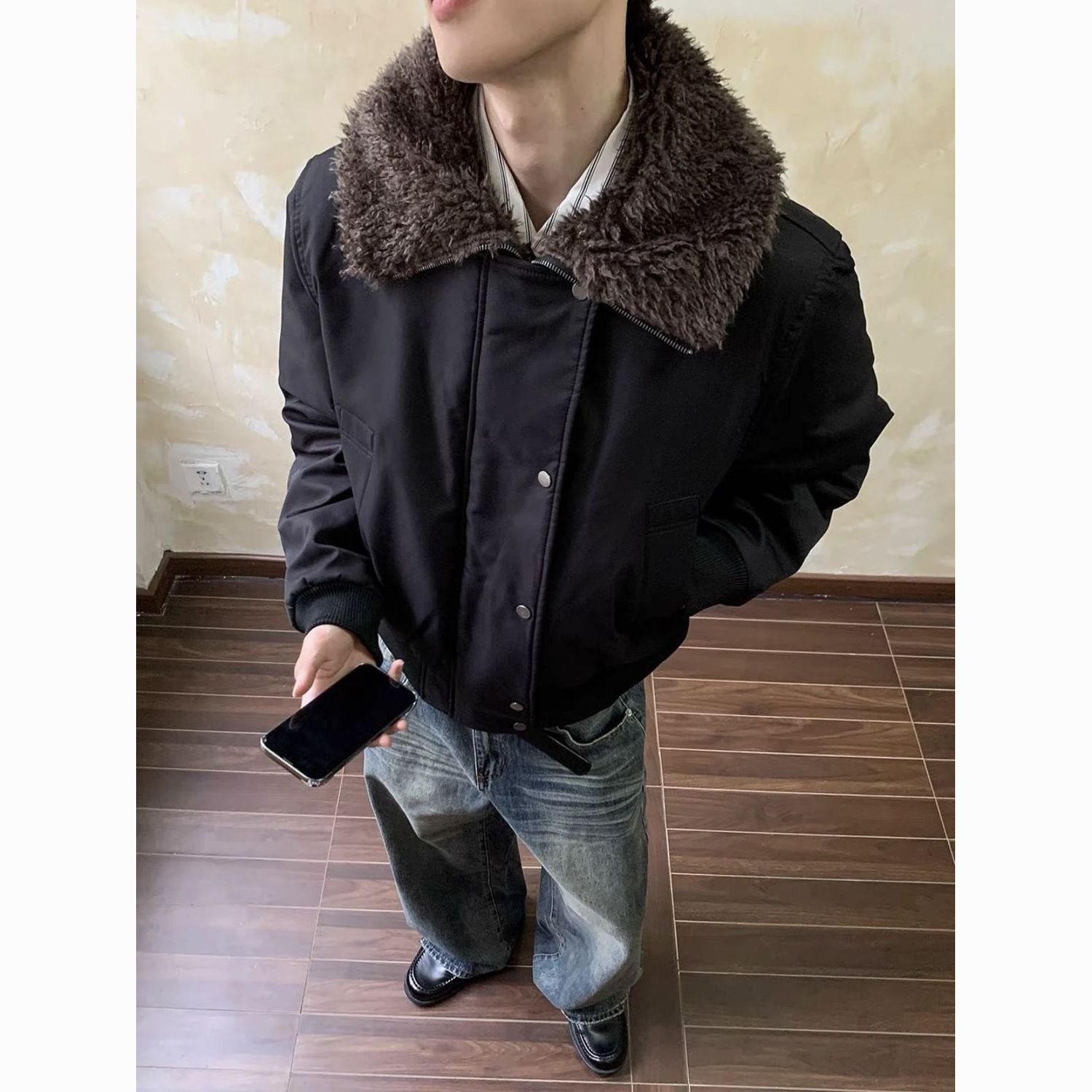 Outdoor Lighting Online - Fur Collar On The Hood Jackets