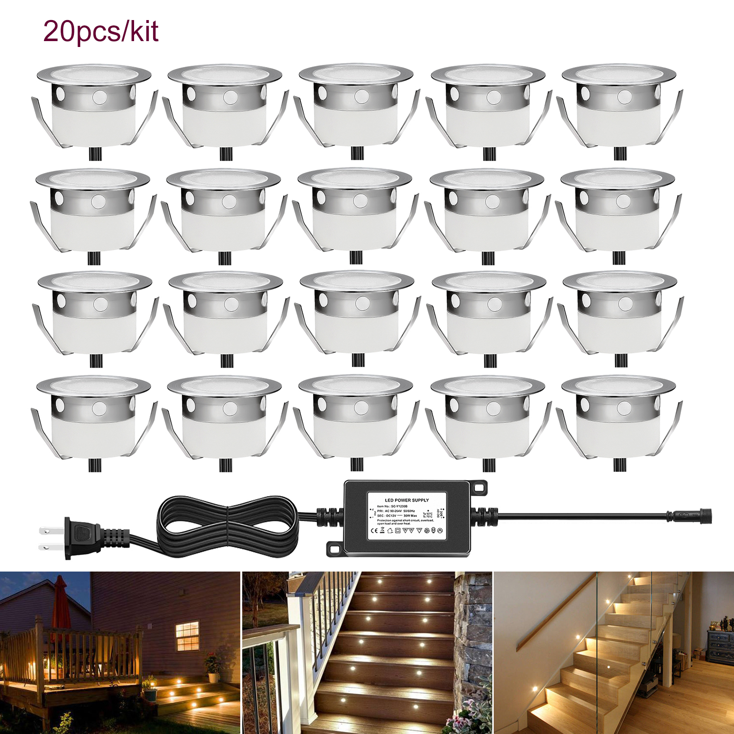Outdoor Lighting Transformer - QACA LED Low Voltage Recessed Deck