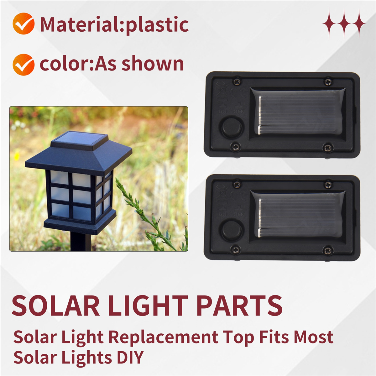 Outdoor Lighting Transformer - UNCL 2Pcs Battery Box, Solar Lantern