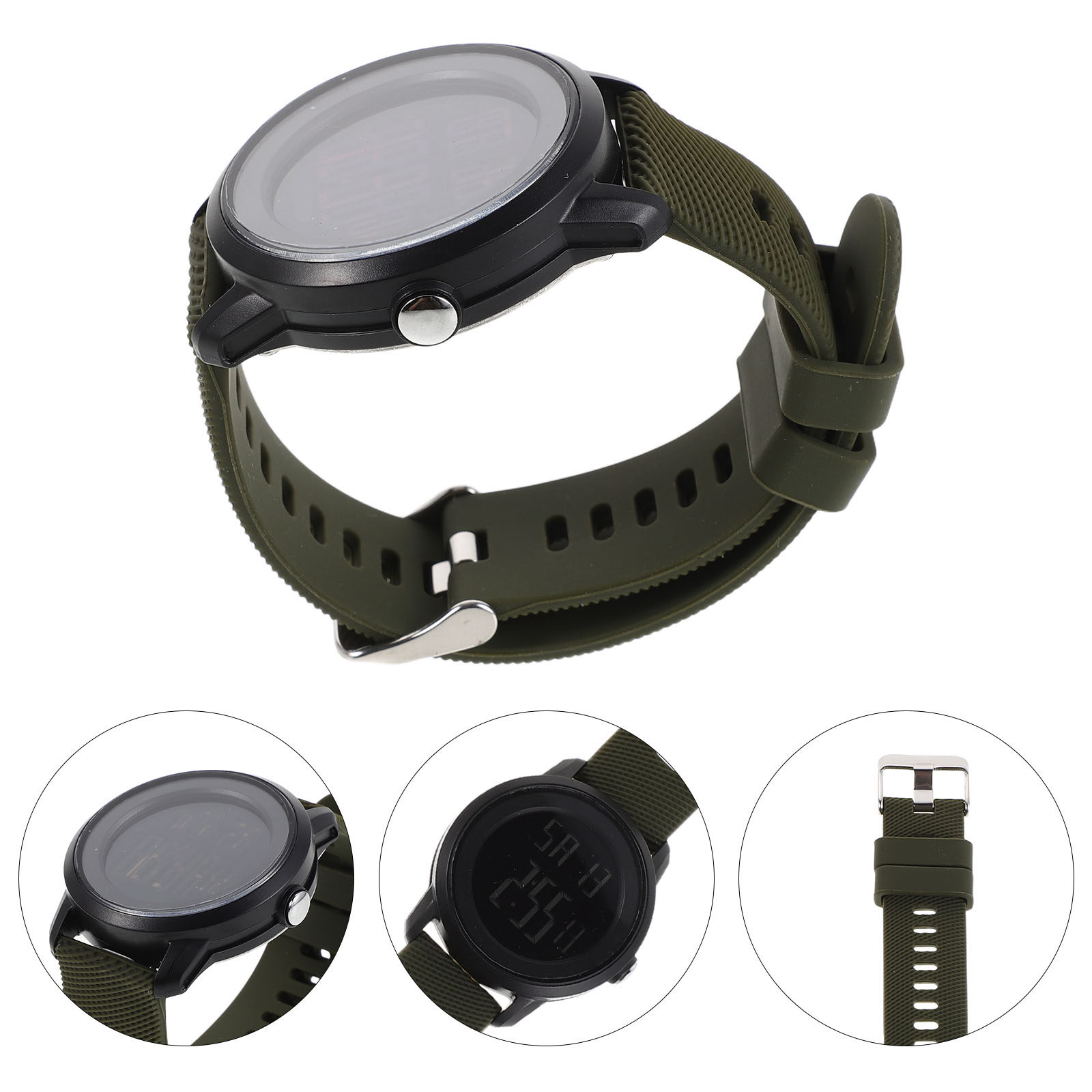 Outdoor Lighting Brass - Waterproof Sports Watch Large Face Led