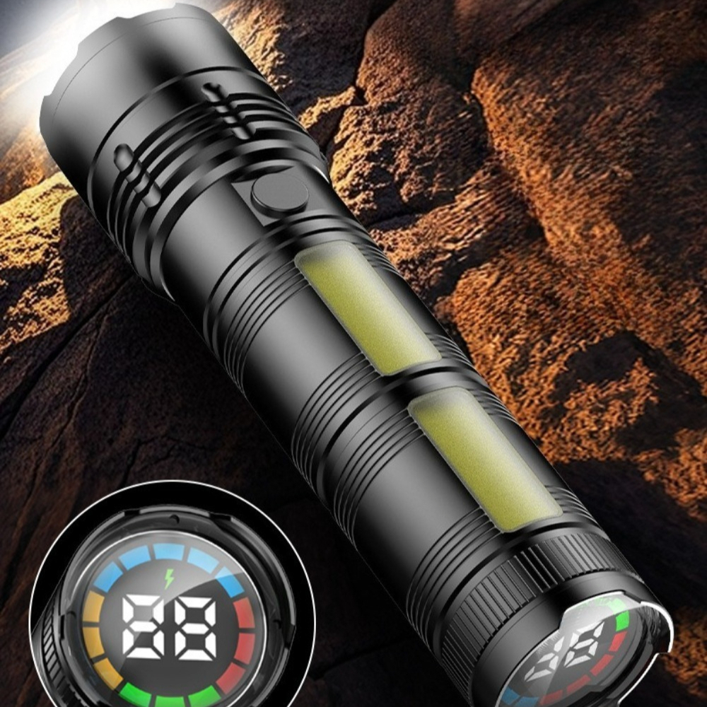 Outdoor Lighting Lanterns - Strong Light LED Flashlight COB Side