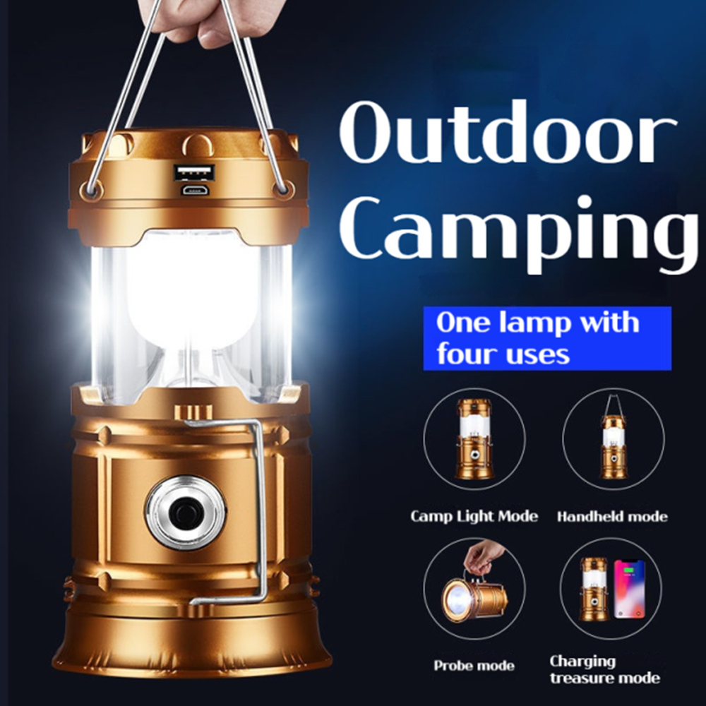 Outdoor Lighting Jobs - LED Camping Light Solar Horse USB