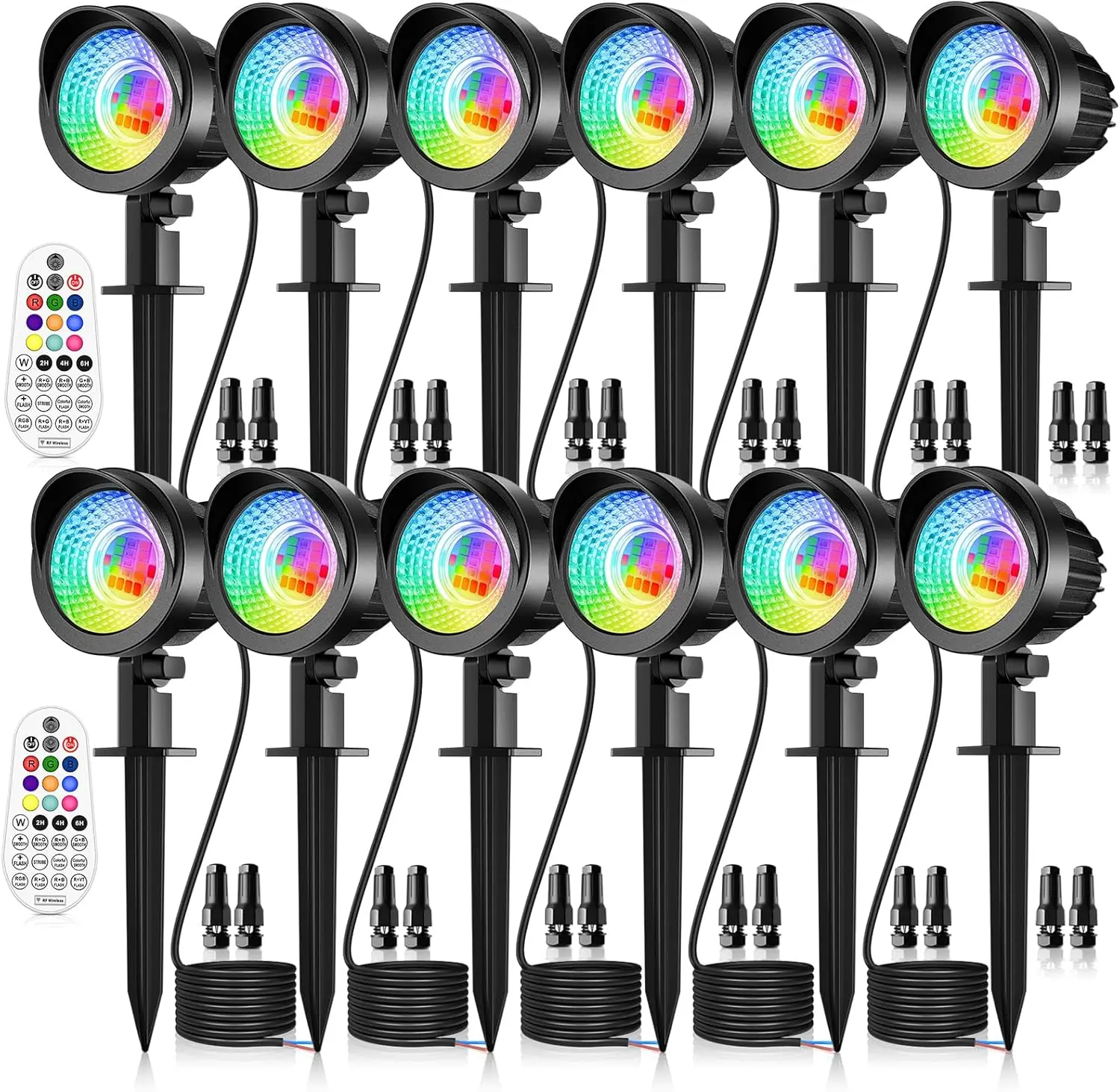 Outdoor Lighting Voltage - 15W RGB Landscape Lights 12V 24V