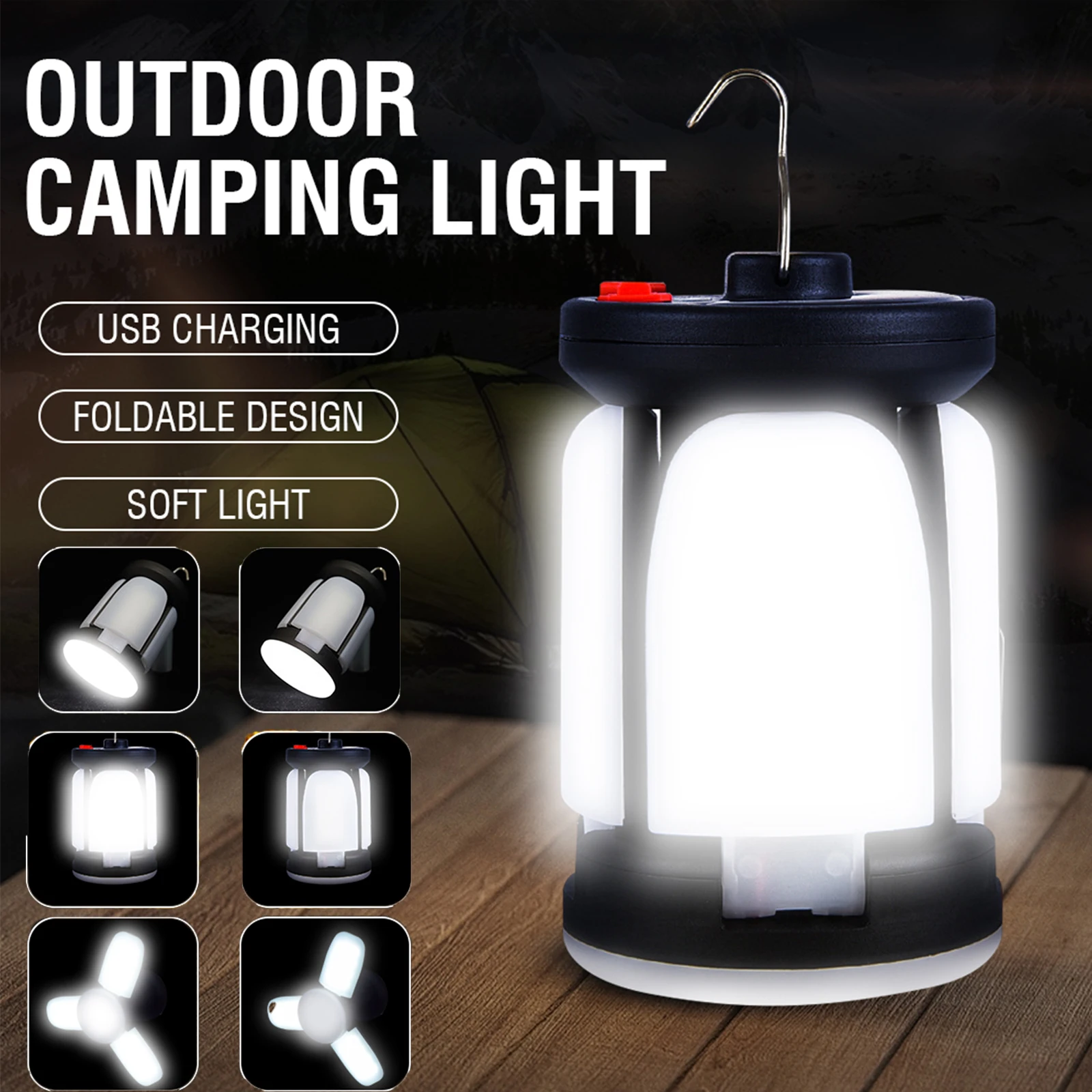 Outdoor Lighting Transformer - High Power Solar LED Camping Lantern
