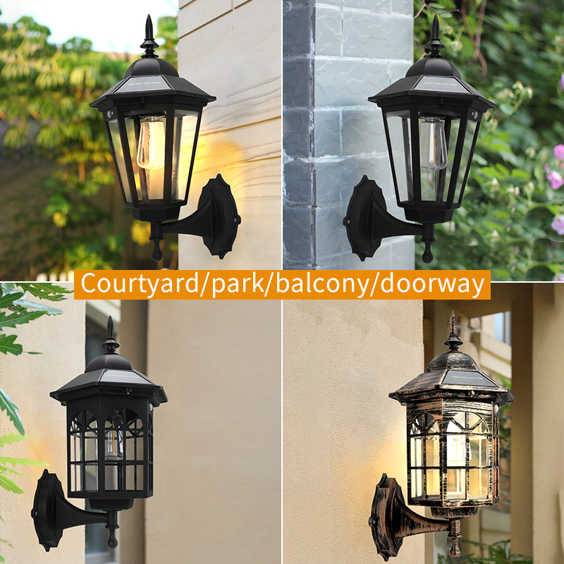 Outdoor Lighting Brass - Movie Series Led Retro Landscape Solar
