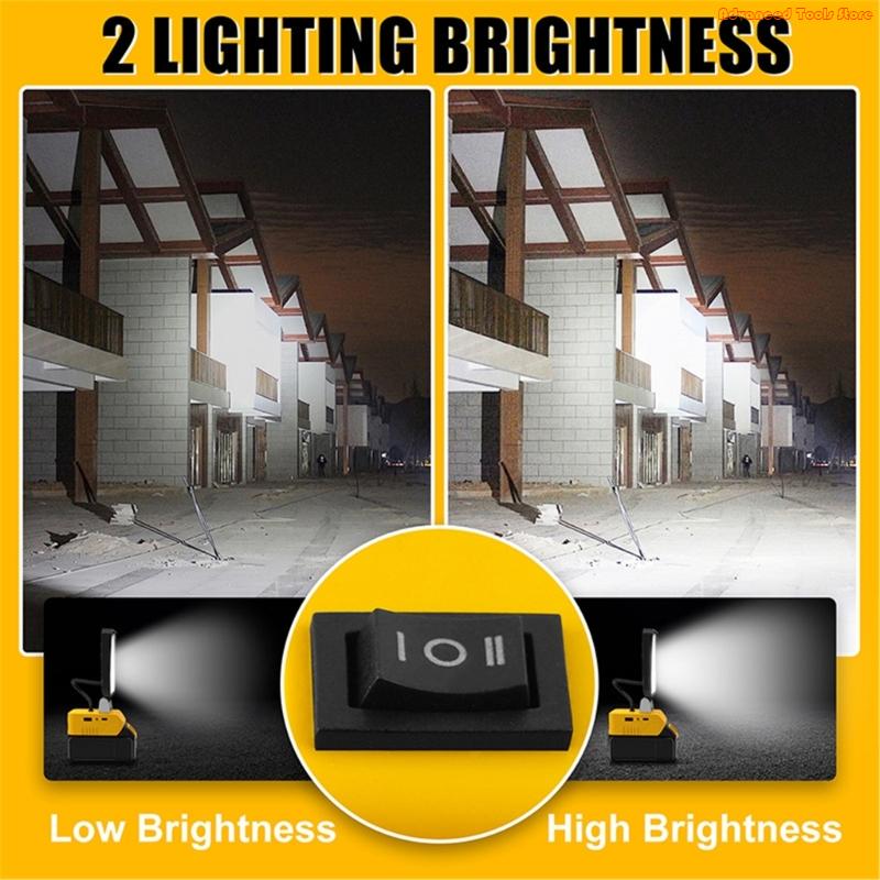2Pcs Cordless LED Work Light F - Outdoor Lighting Jobs のレビューと価格