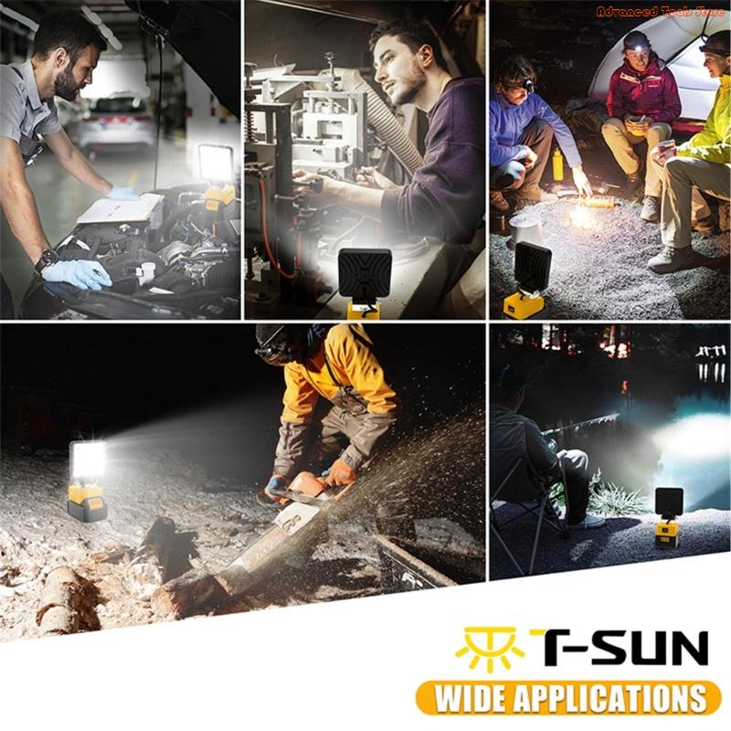 2Pcs Cordless LED Work Light F - Outdoor Lighting Jobs のレビューと価格