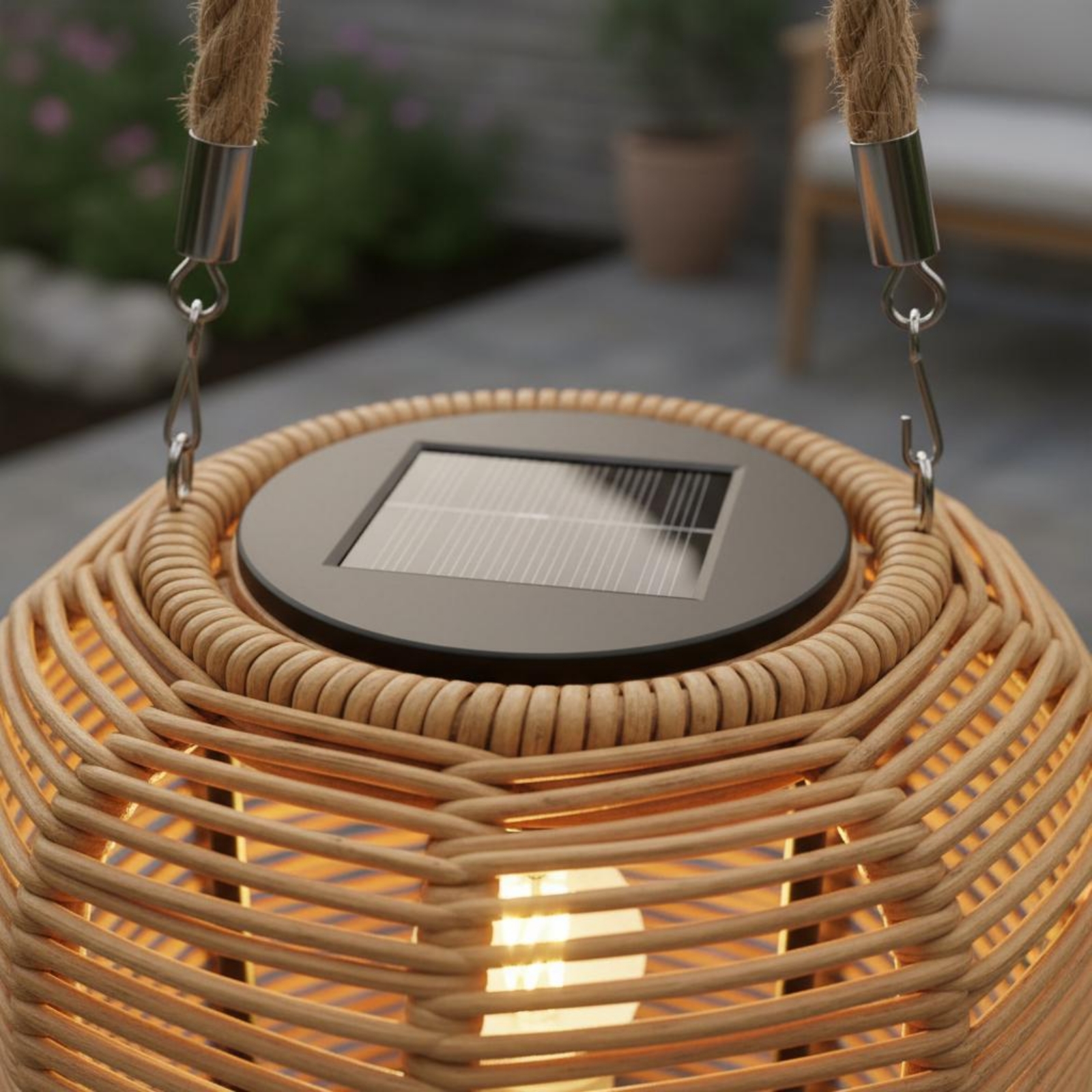 Handwoven Solar Lantern Braide - Outdoor Lighting Battery のレビューと価格