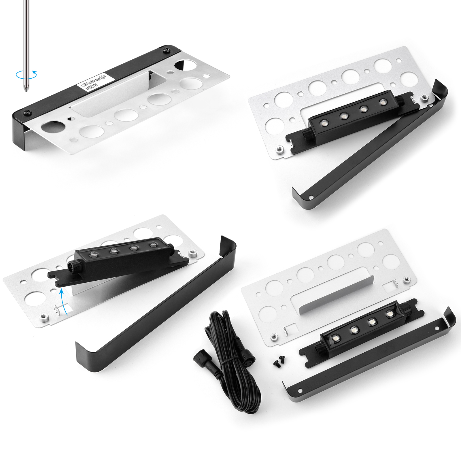 7 Inch LED Hardscape Lights,Re - Outdoor Lighting Voltage のレビューと価格