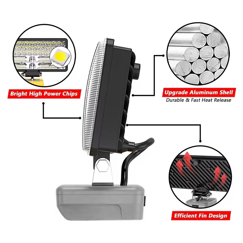 LED Work Light for Dewalt 18V/ - Outdoor Lighting Jobs のレビューと価格