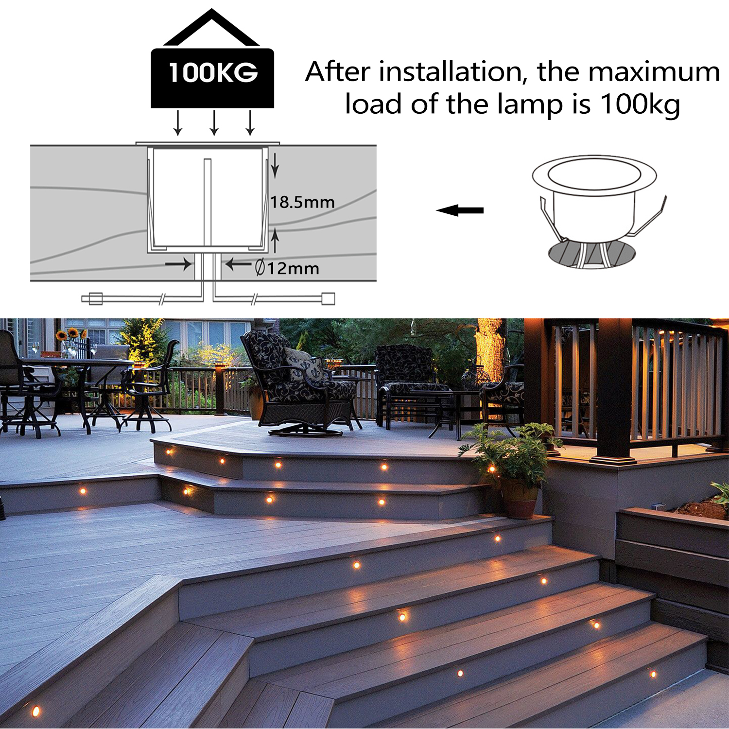 QACA LED Low Voltage Recessed  - Outdoor Lighting Transformer のレビューと価格
