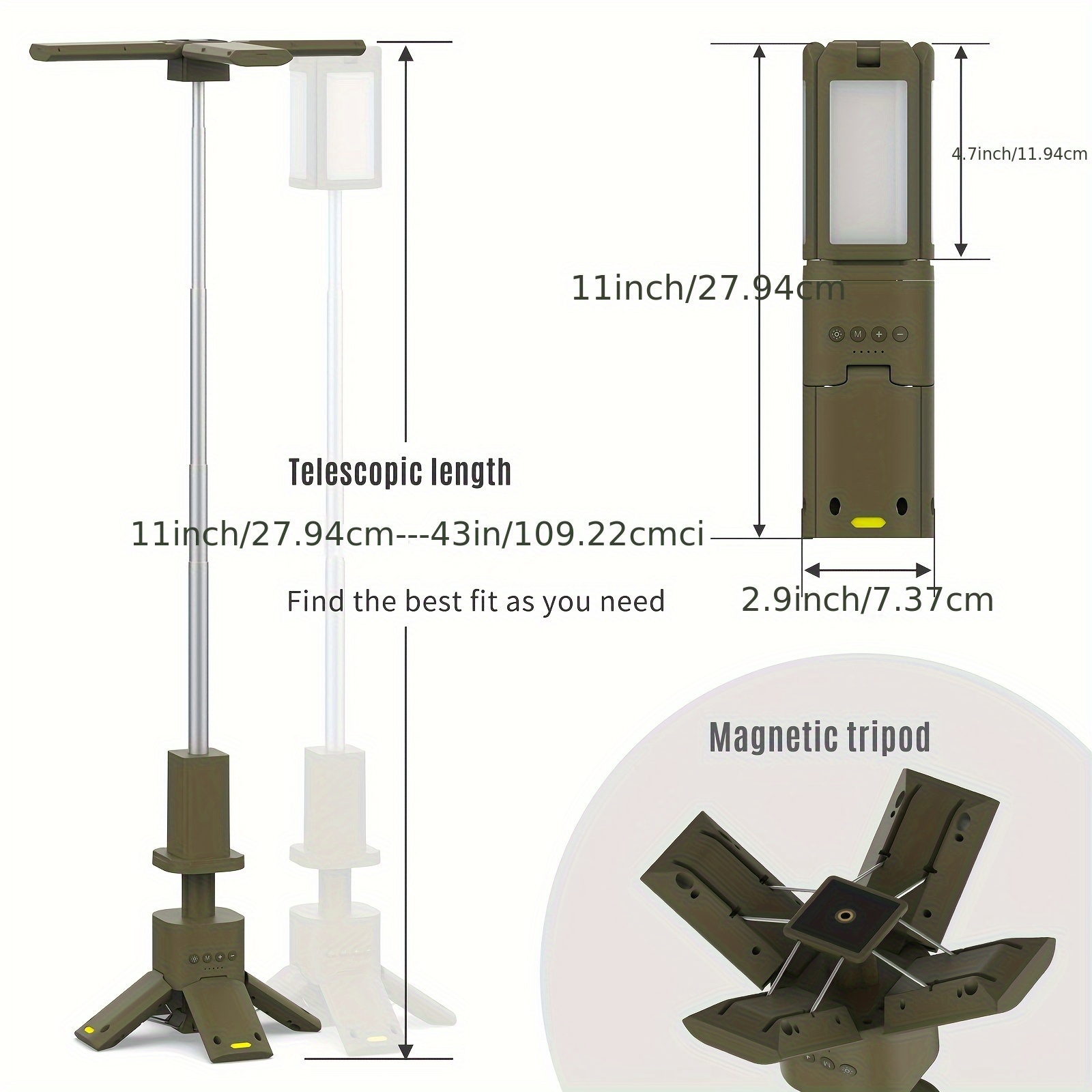 Camping Lantern, 14000mAh Rech - Outdoor Lighting Lanterns のレビューと価格