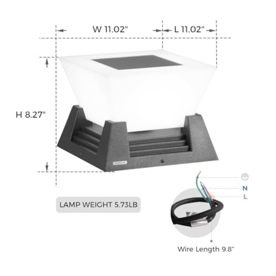 Outdoor Post Lights, High Volt - Outdoor Lighting Voltage のレビューと価格