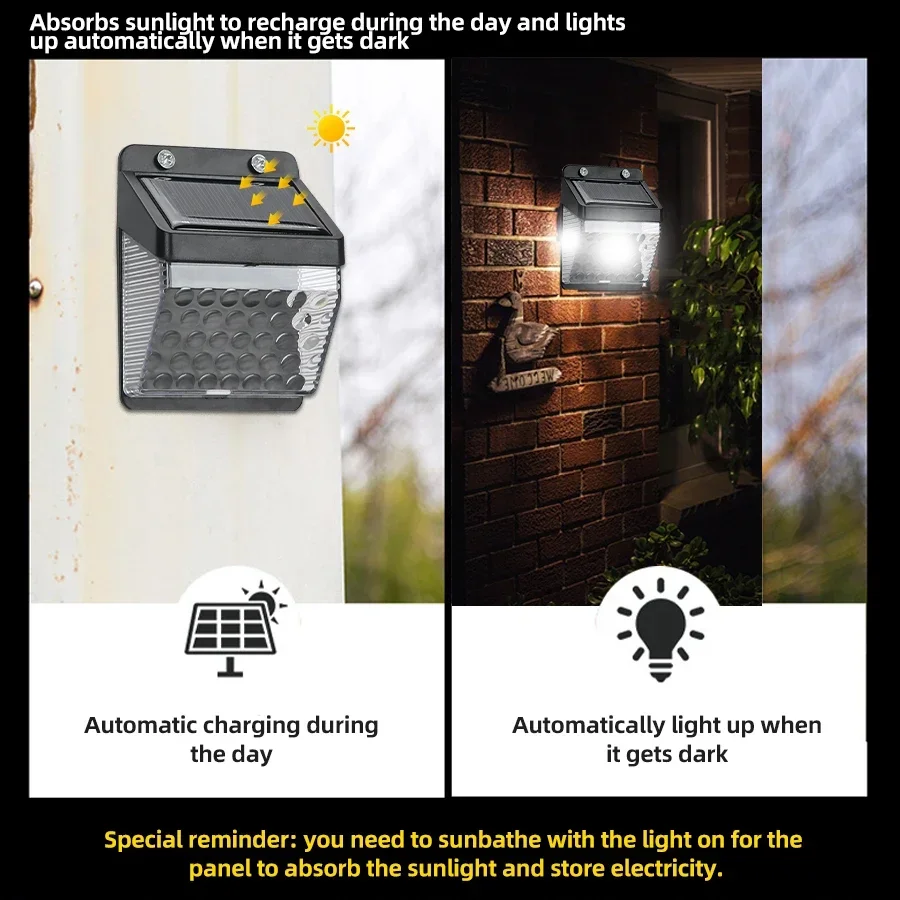 LED Solar Light PIR Motion Sen - Outdoor Lighting Panel のレビューと価格