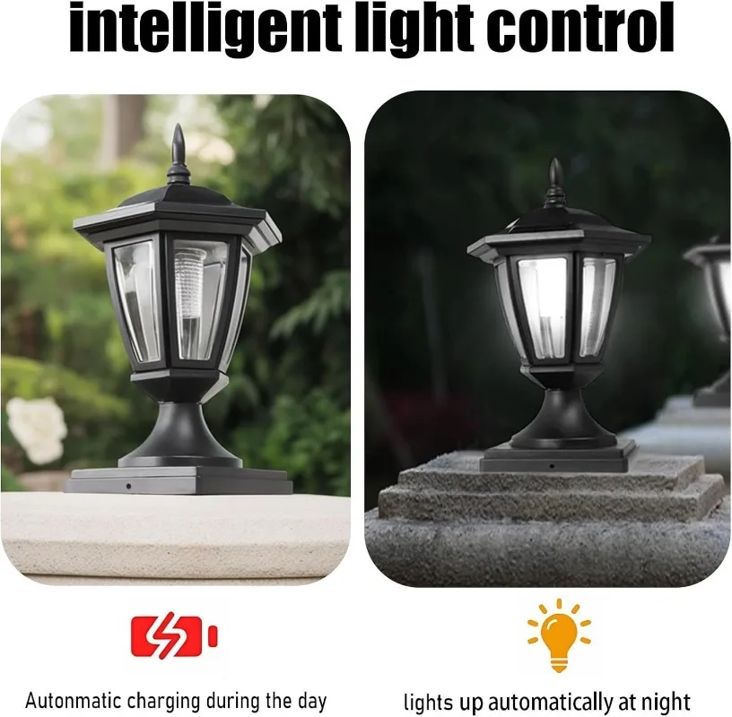 Outdoor Solar Post Light Water - Outdoor Lighting Brass のレビューと価格