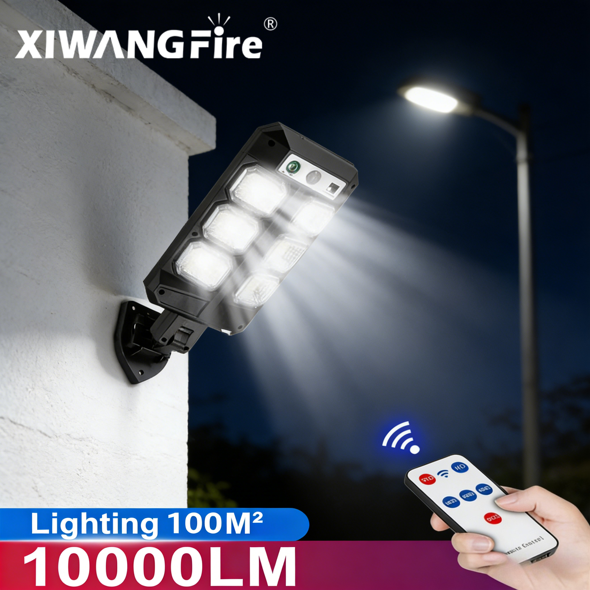 Outdoor Solar Street Lights, W - Outdoor Lighting Lanterns のレビューと価格