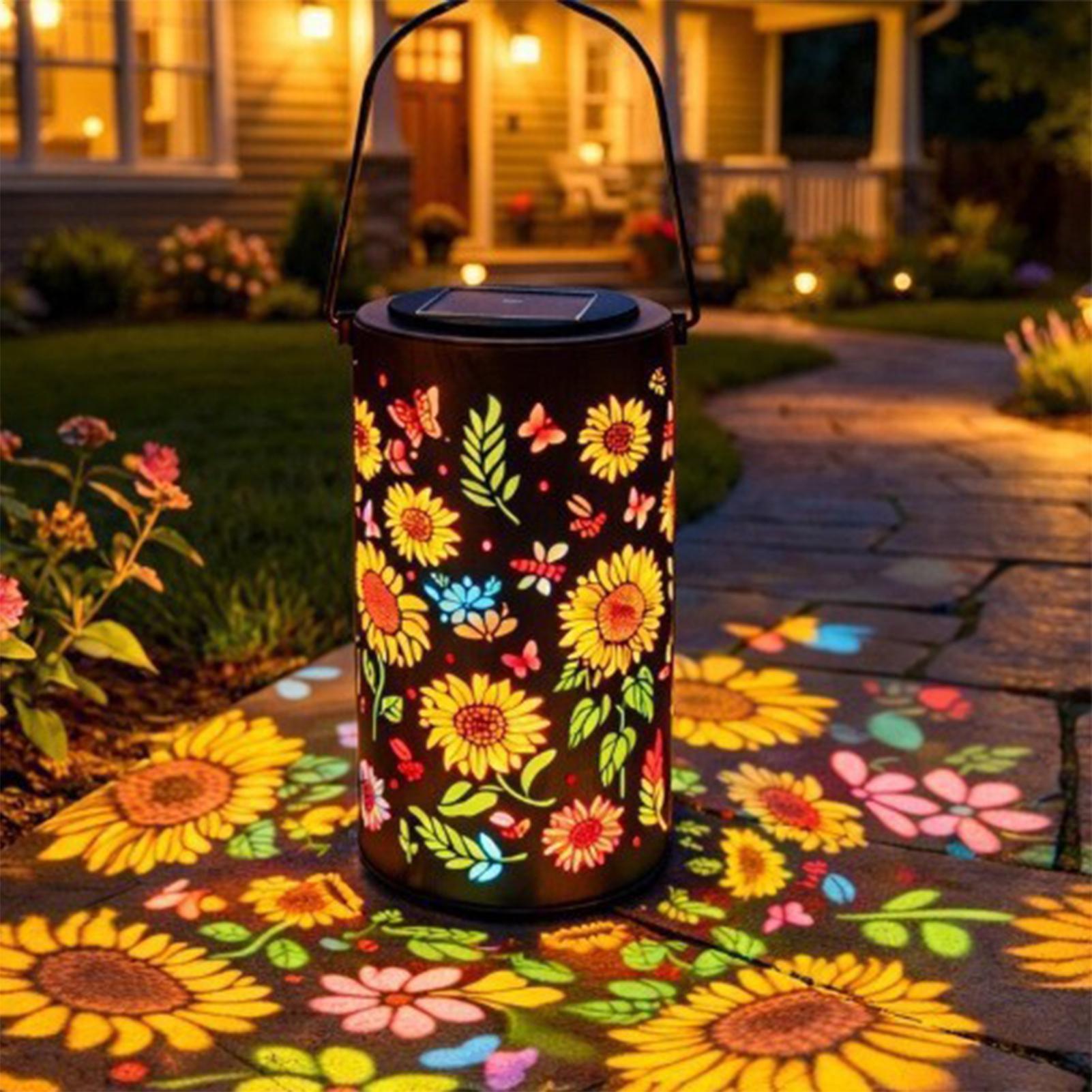 Sunflower Solar Lantern Weathe - Outdoor Lighting Battery のレビューと価格