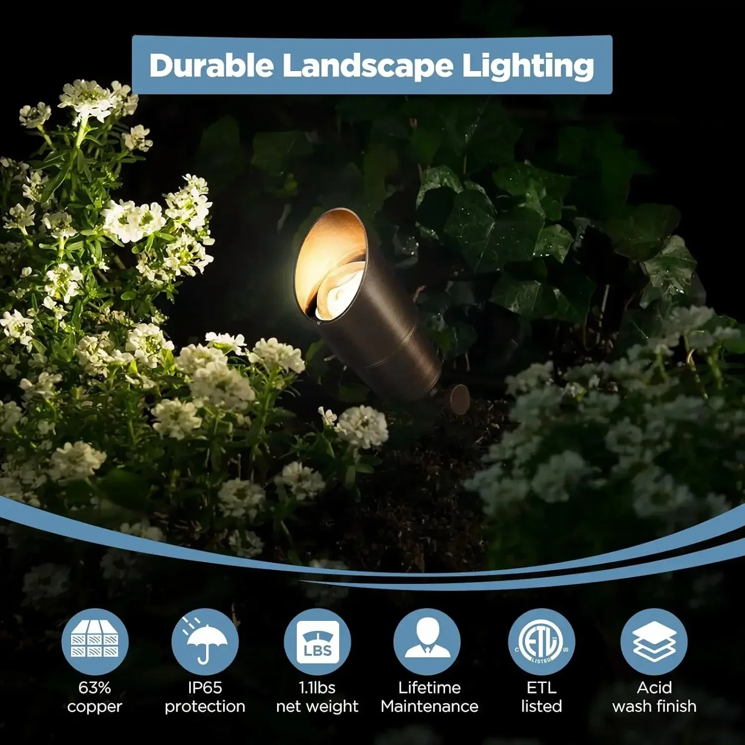 Solid Brass Outdoor Landscape  - Outdoor Lighting Brass のレビューと価格
