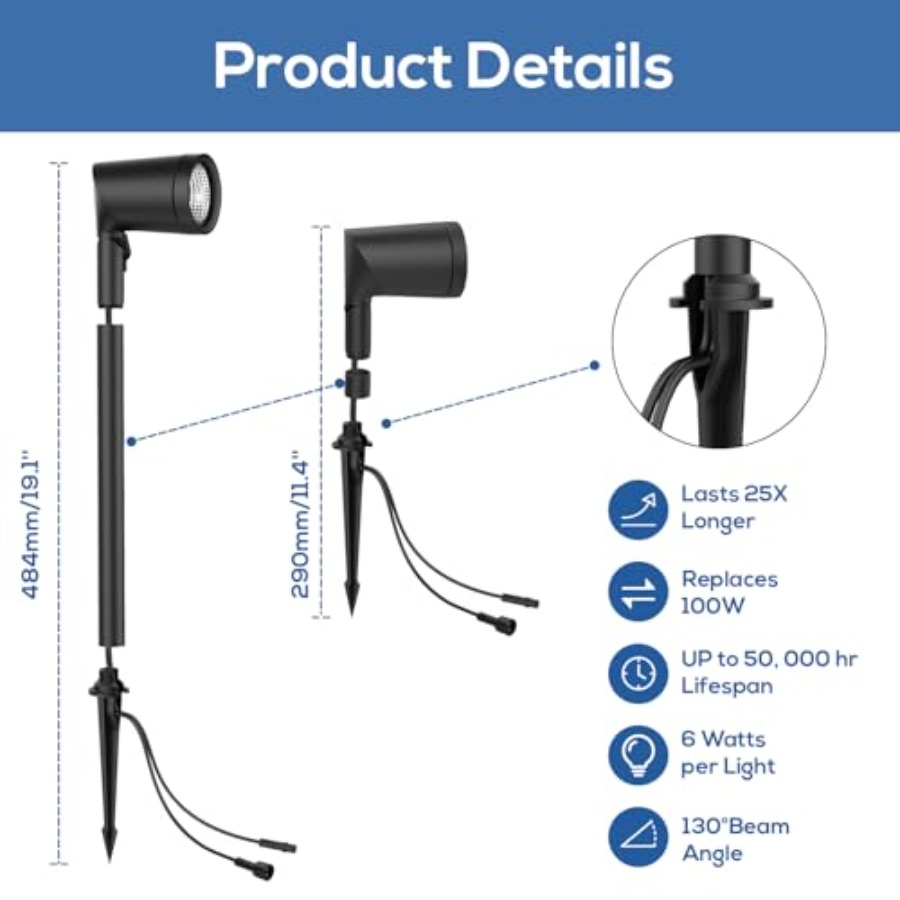 Die-Cast Aluminum Landscape Sp - Outdoor Lighting Voltage のレビューと価格