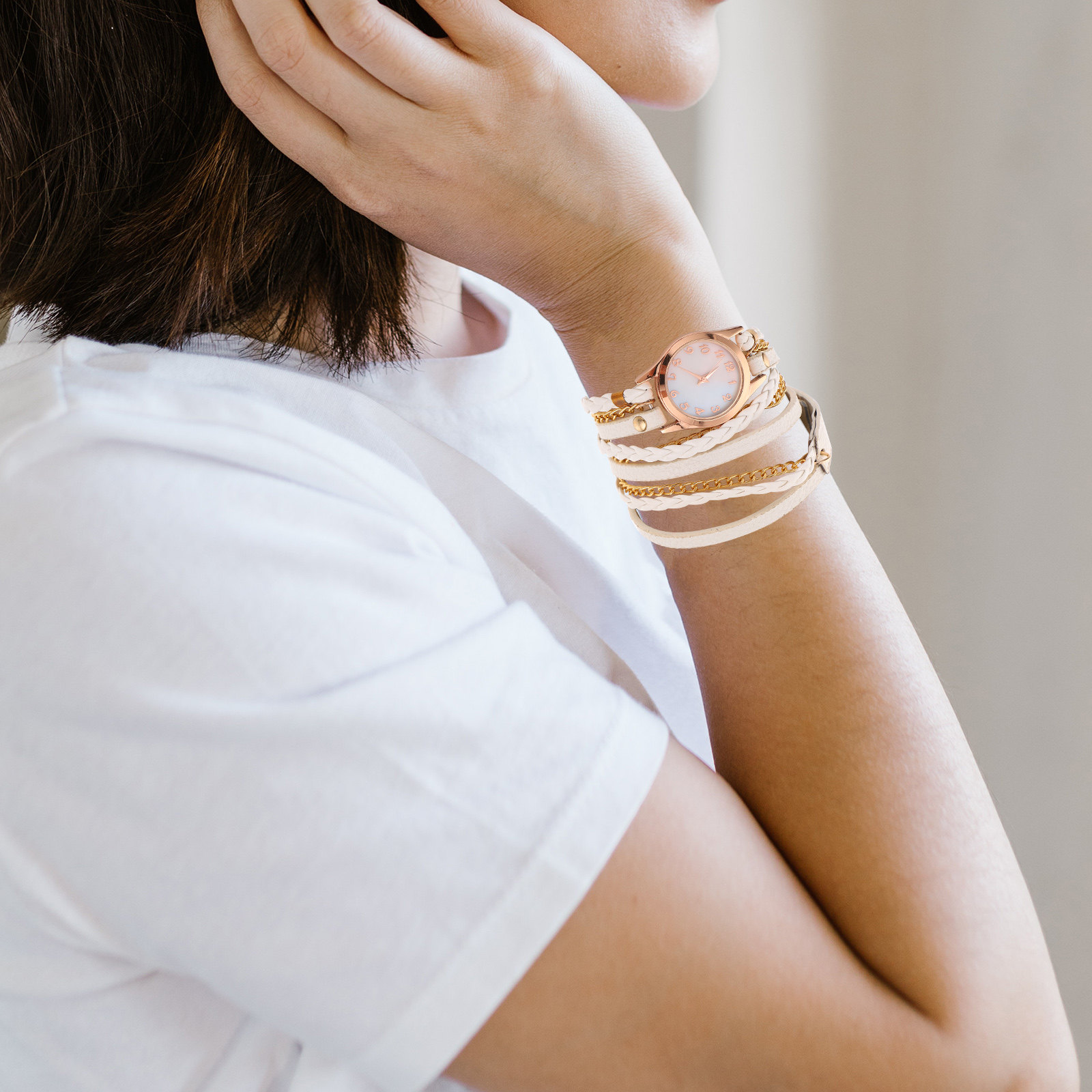 Delicate Women Bracelet Watch  - Outdoor Lighting Brass のレビューと価格