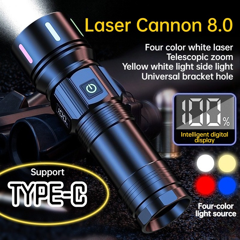 Strong Light LED Flashlight Te - Outdoor Lighting Lanterns のレビューと価格