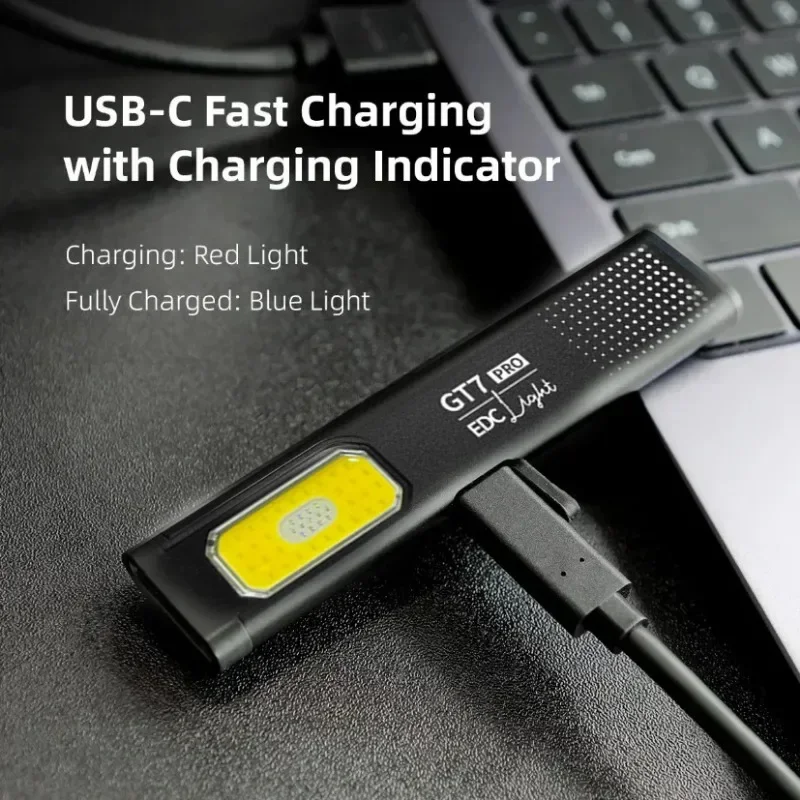 Mini LED Flashlight USB C Rech - Outdoor Lighting Lanterns のレビューと価格