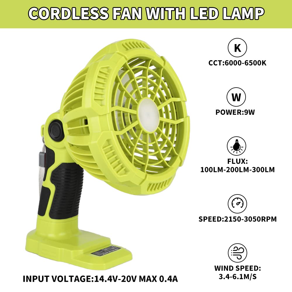 Cordless Portable Fans with 30 - Outdoor Lighting Jobs のレビューと価格
