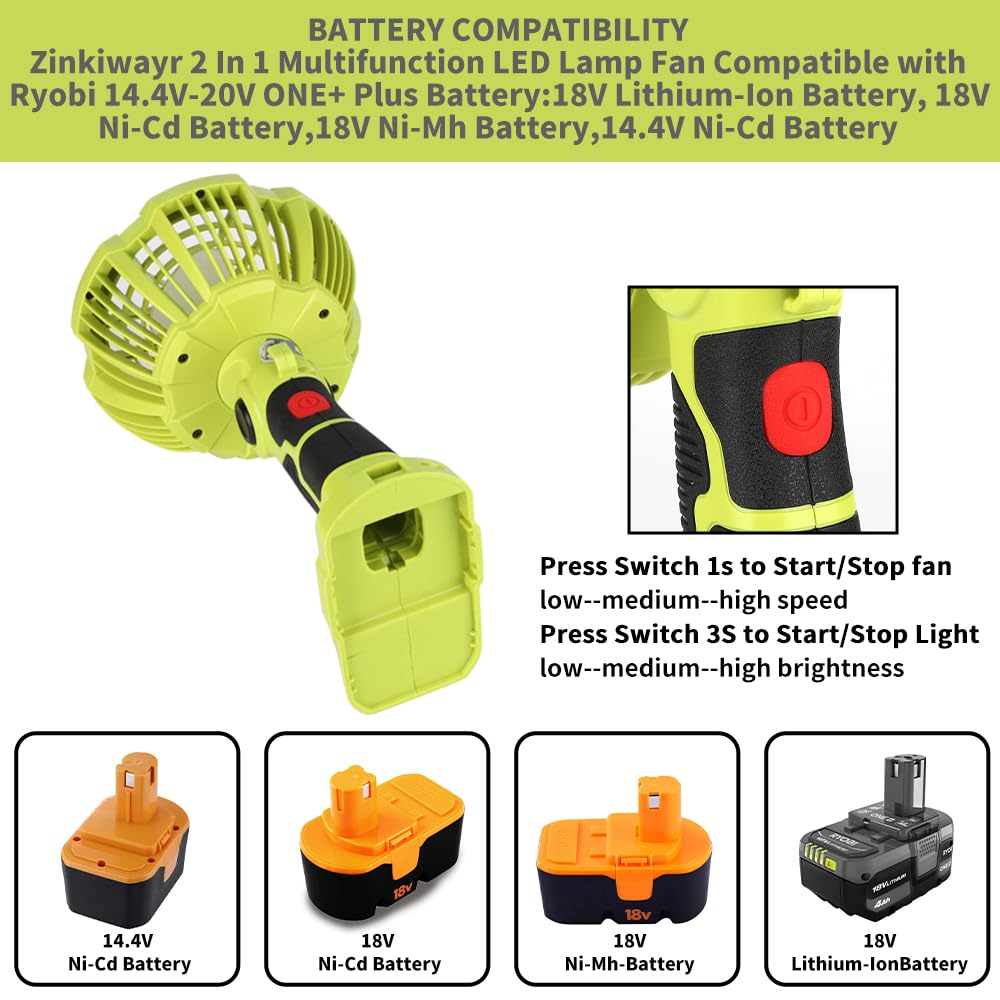 Cordless Portable Fans with 30 - Outdoor Lighting Jobs のレビューと価格