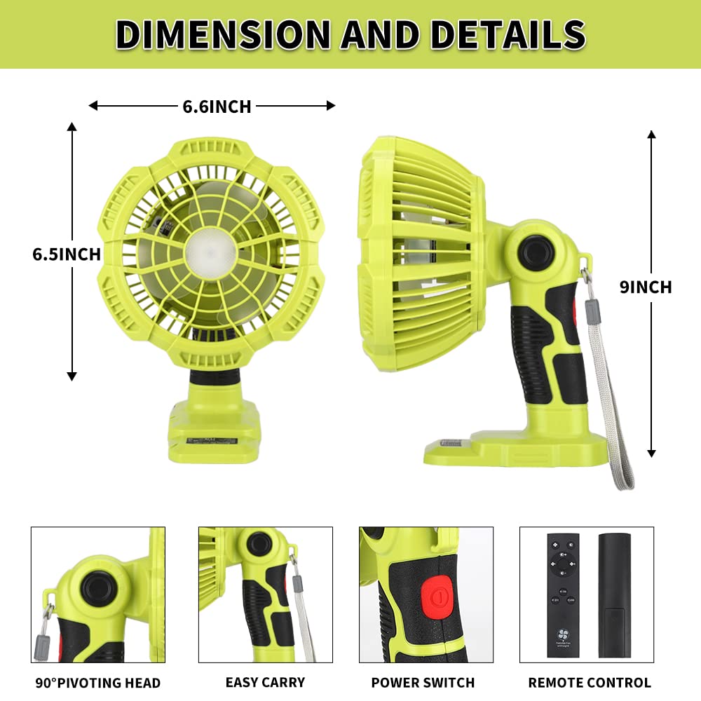 Cordless Portable Fans with 30 - Outdoor Lighting Jobs のレビューと価格