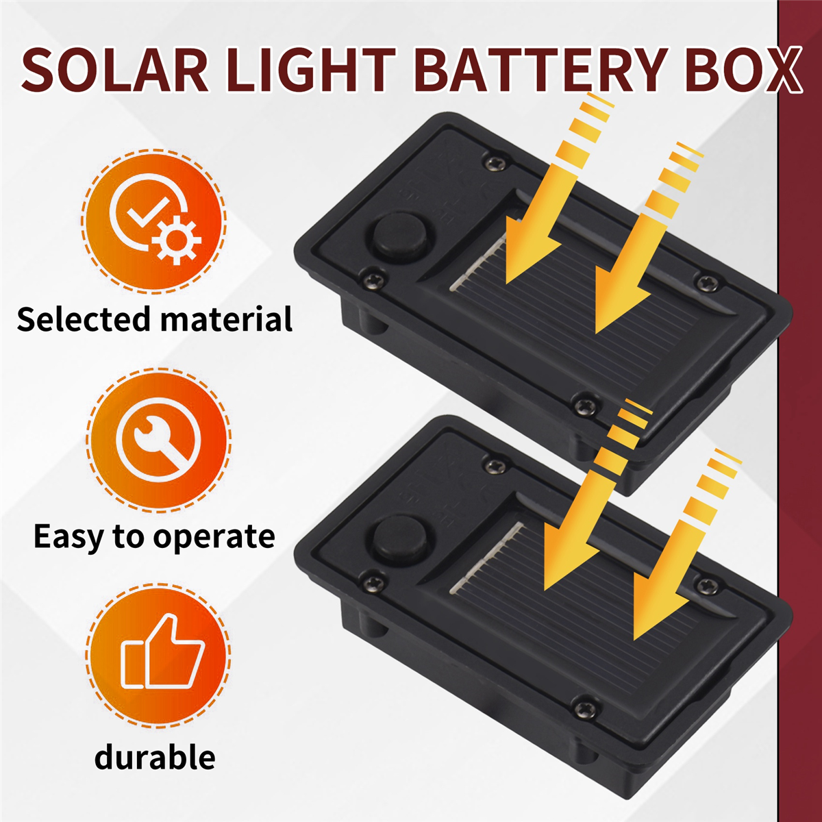 UNCL 2Pcs Battery Box, Solar L - Outdoor Lighting Transformer のレビューと価格