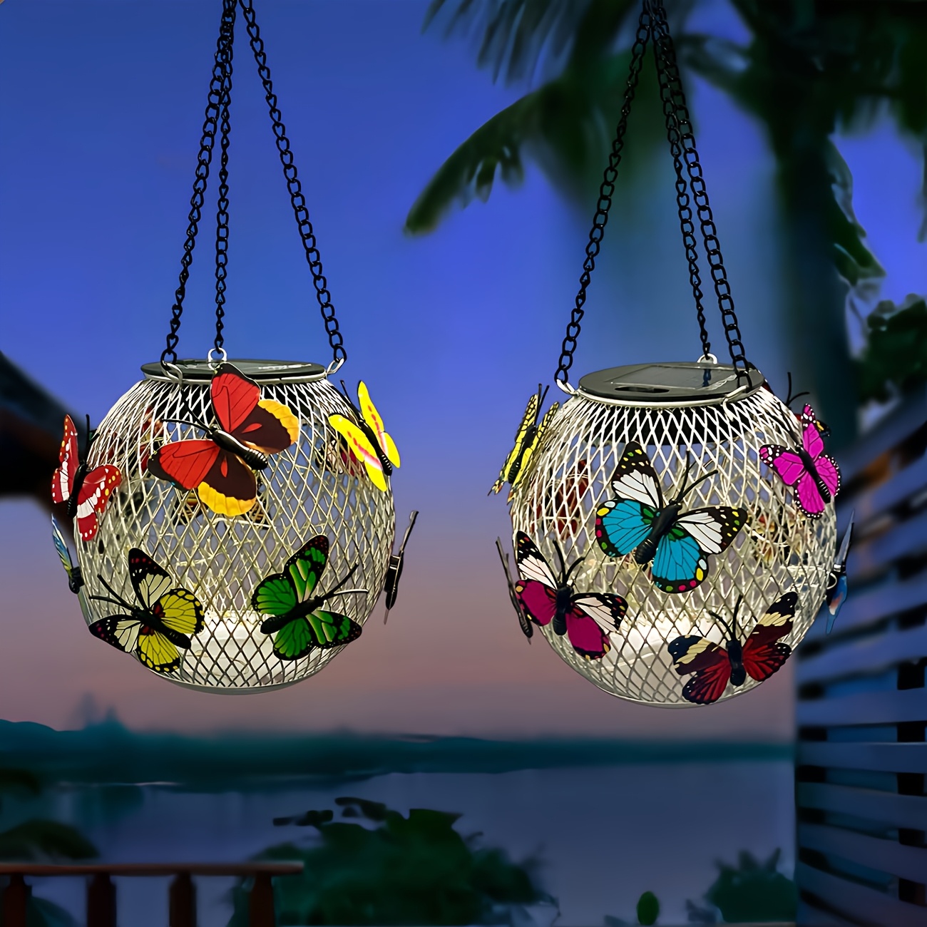 1pc Solar-Powered Butterfly La - Outdoor Lighting Transformer のレビューと価格