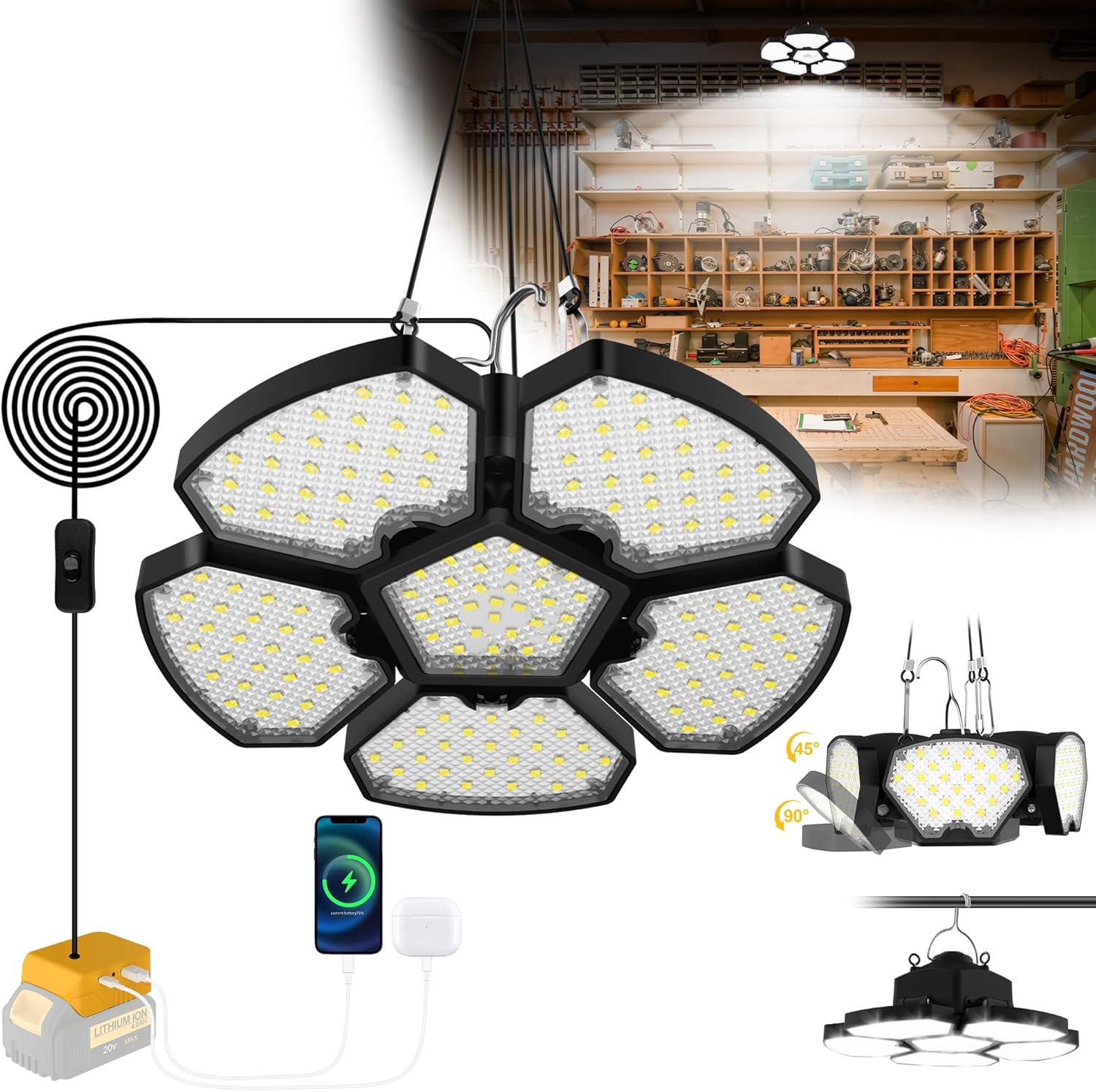 Battery Operated Shed Light Ou - Outdoor Lighting Jobs のレビューと価格
