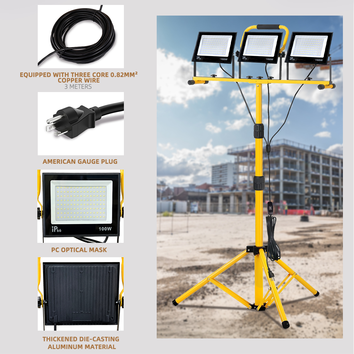 30000 Lumen Work Lights with S - Outdoor Lighting Jobs のレビューと価格