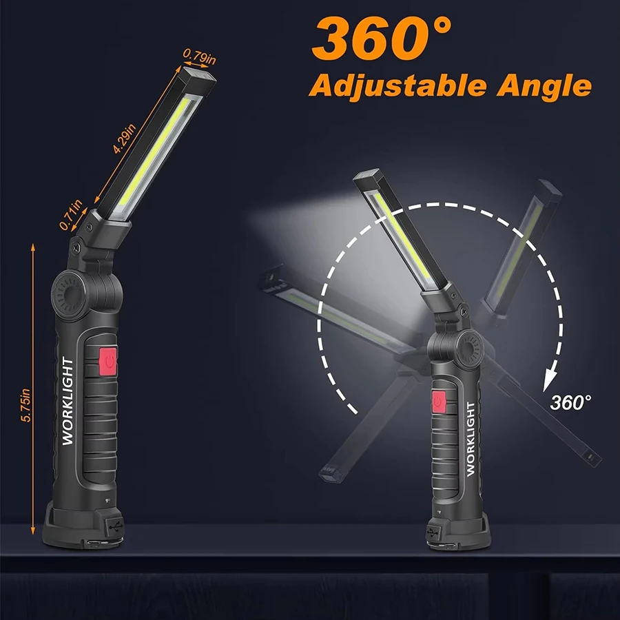 Rechargeable Magnetic Work Lig - Outdoor Lighting Lanterns のレビューと価格