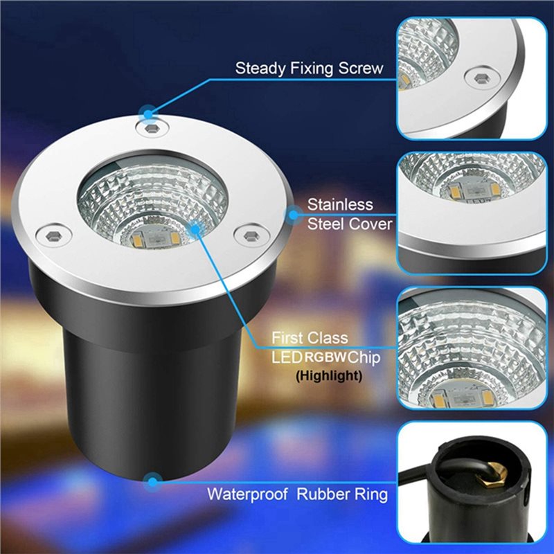A01F-Outdoor 12V RGBW In Groun - Outdoor Lighting Voltage のレビューと価格