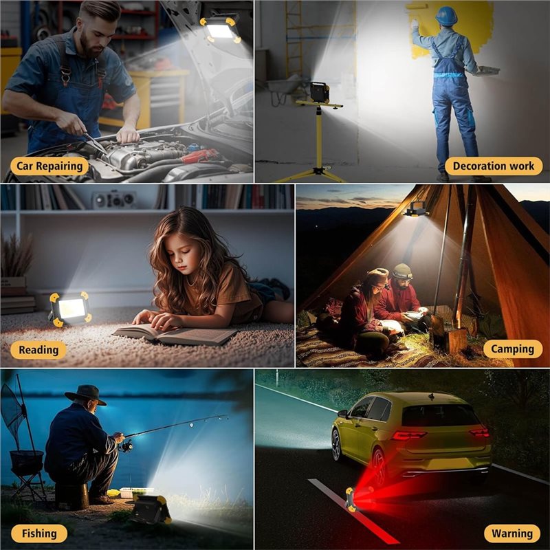 ABLK Rechargeable Magnetic Wor - Outdoor Lighting Jobs のレビューと価格