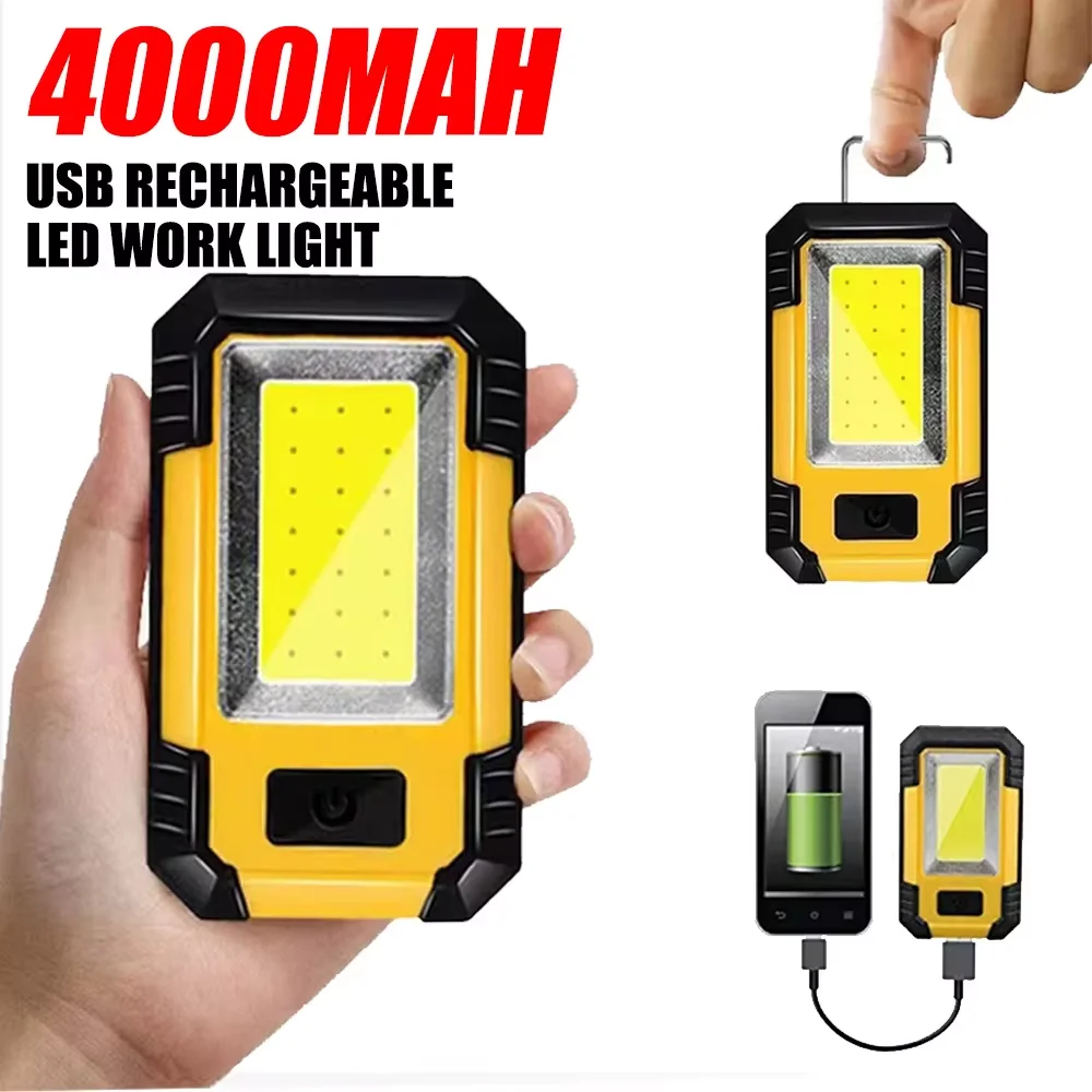Rechargeable 4000MaH Work Ligh - Outdoor Lighting Lanterns のレビューと価格