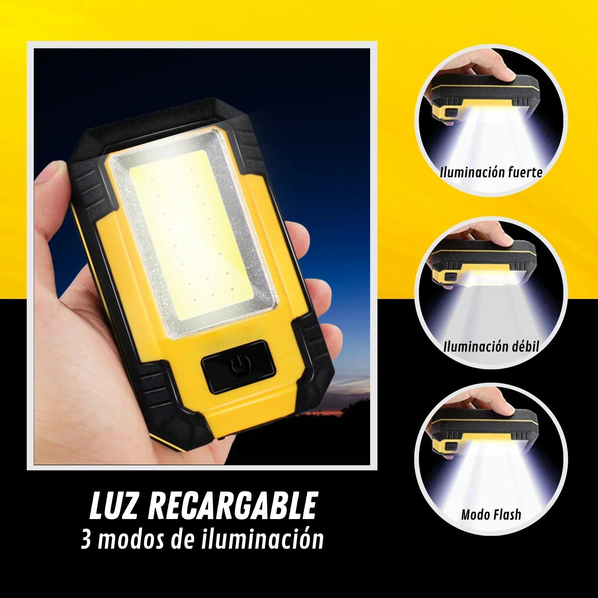 Rechargeable 4000MaH Work Ligh - Outdoor Lighting Lanterns のレビューと価格