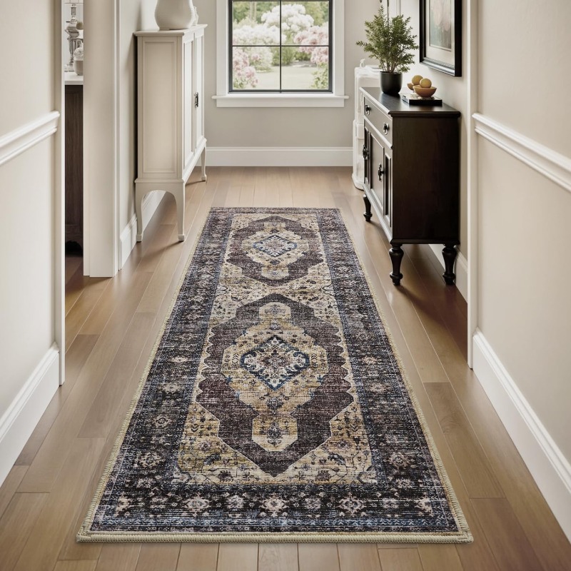 Bohemian Style Runner Rug Retr - Outdoor Lighting Online のレビューと価格