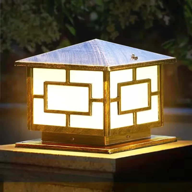 BIY Antique Brass Japanese Squ - Outdoor Lighting Brass のレビューと価格