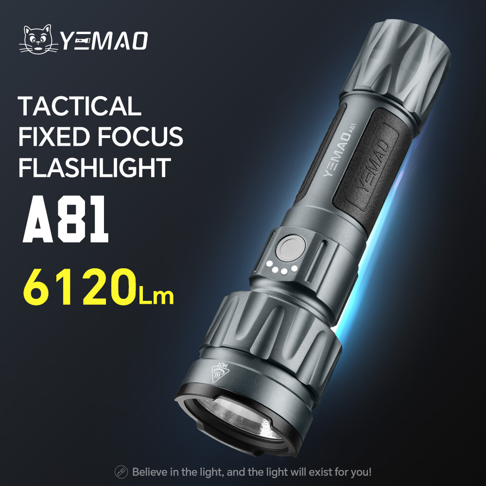 YEMAO-A81 6210LM Flashlight, U - Outdoor Lighting Battery のレビューと価格