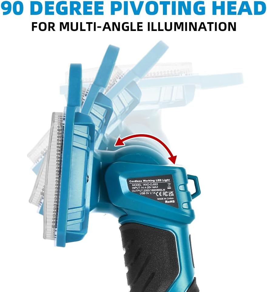 18W 2000LM Cordless LED Flashl - Outdoor Lighting Jobs のレビューと価格