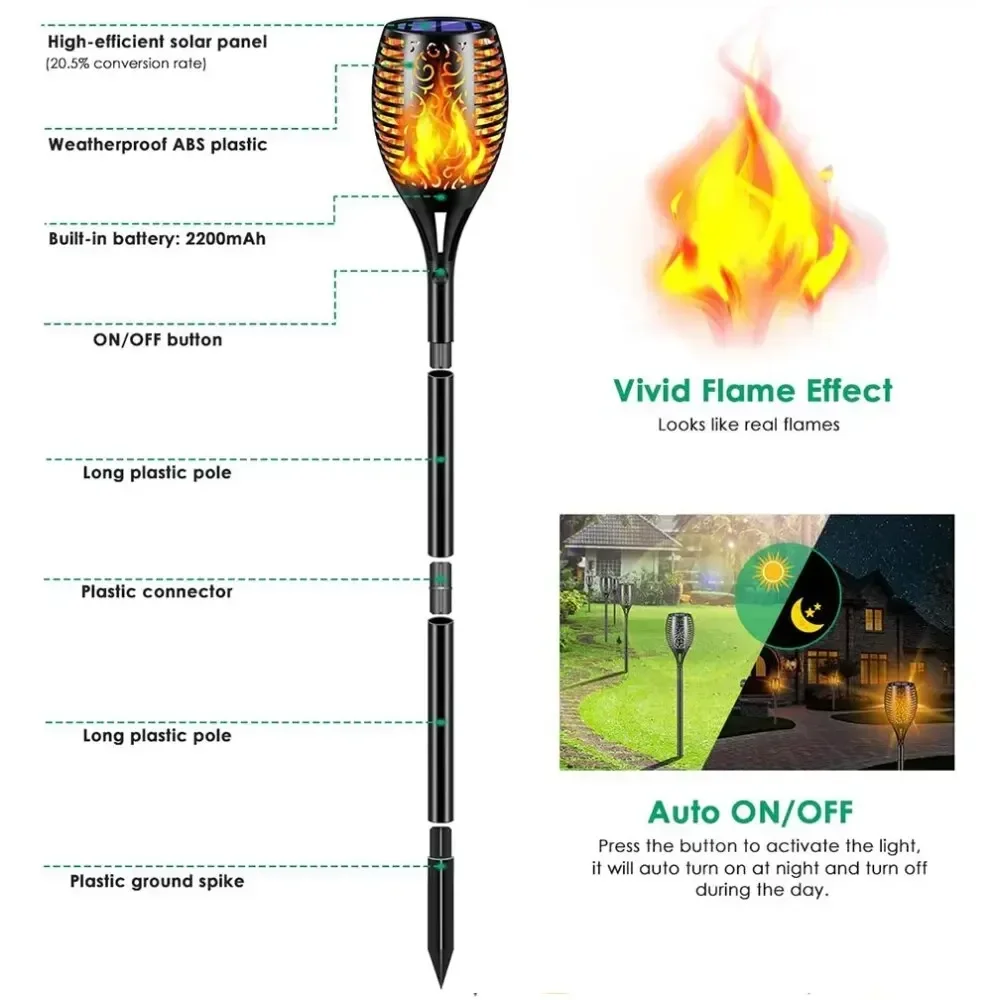 1-10Pack Solar Flame Light Out - Outdoor Lighting Transformer のレビューと価格