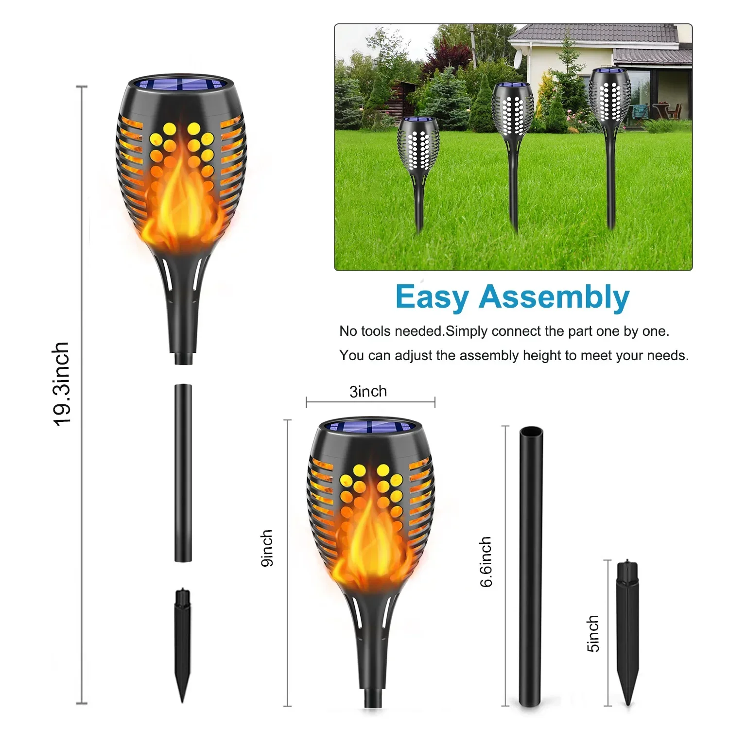 1-10Pack Solar Flame Light Out - Outdoor Lighting Transformer のレビューと価格