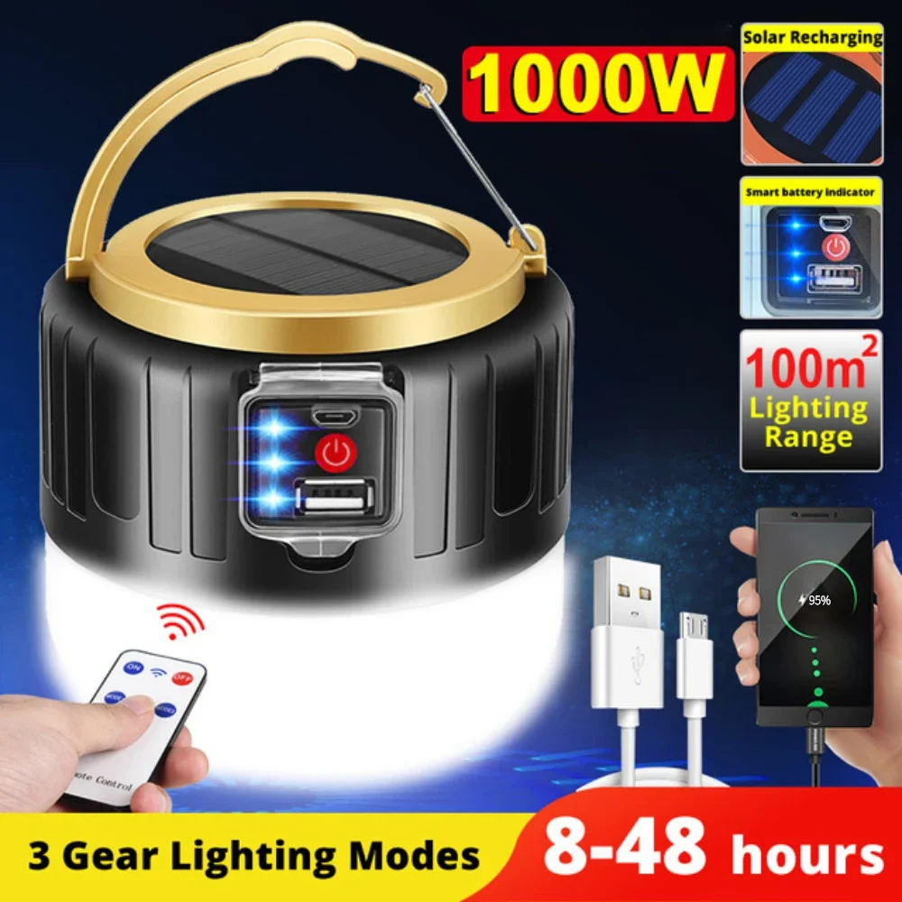 1000W Outdoor Solar LED Campin - Outdoor Lighting Transformer のレビューと価格