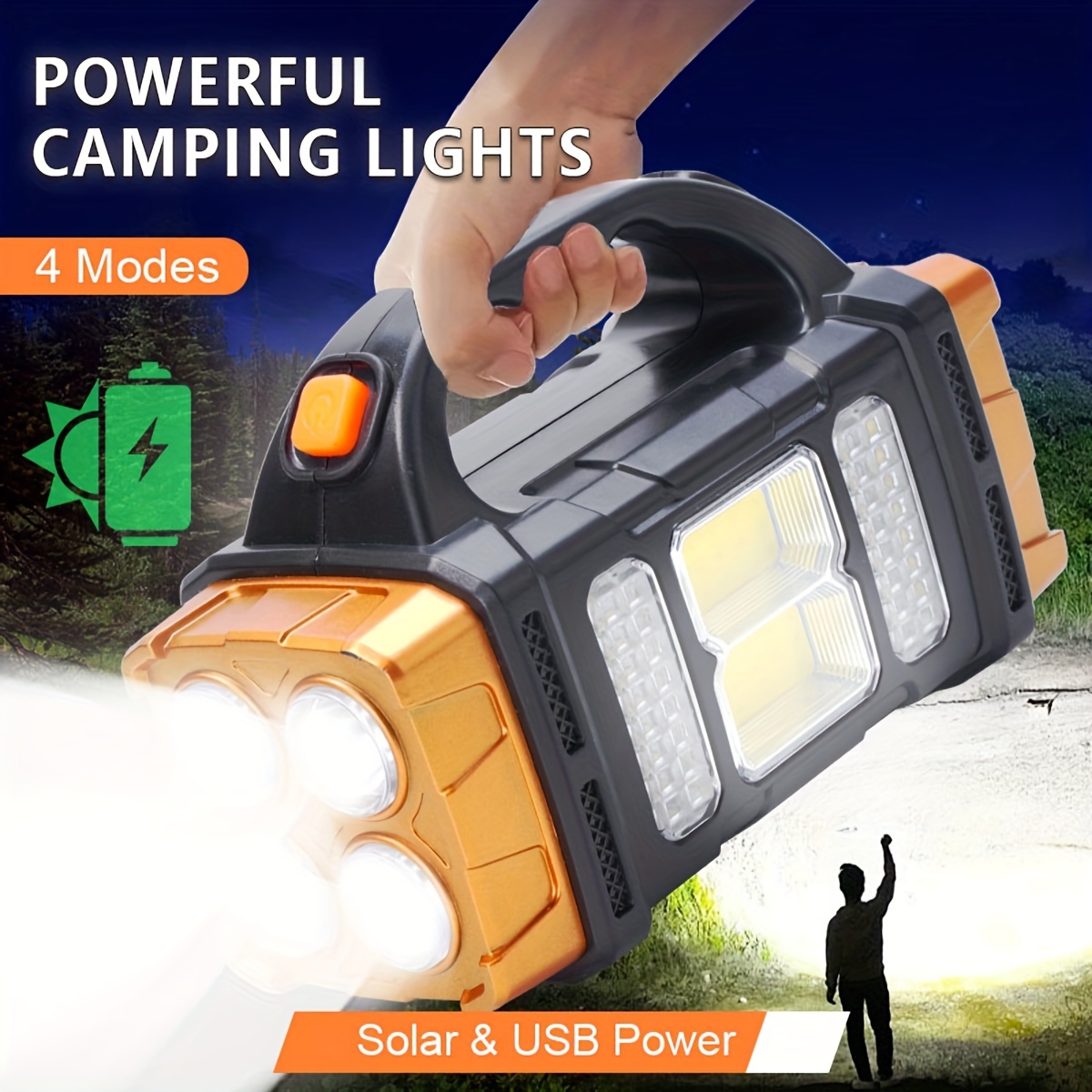 New Upgrade Rechargeable High  - Outdoor Lighting Panel のレビューと価格