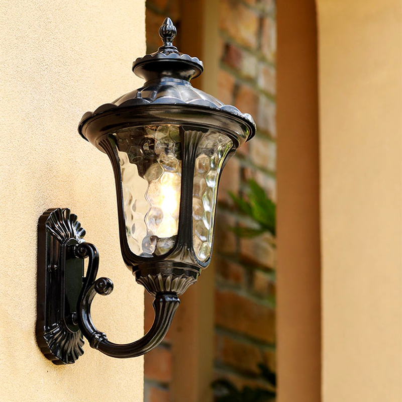 European Retro Outdoor Waterpr - Outdoor Lighting Brass のレビューと価格