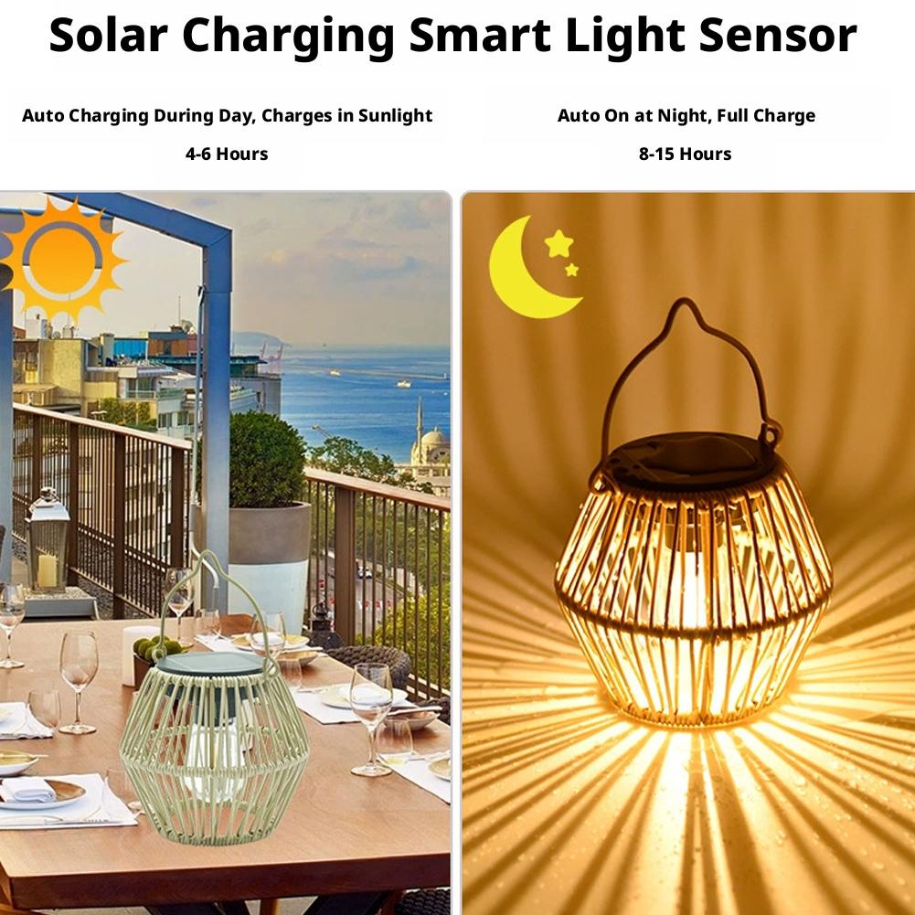 IP65 Waterproof Solar Rattan L - Outdoor Lighting Lanterns のレビューと価格