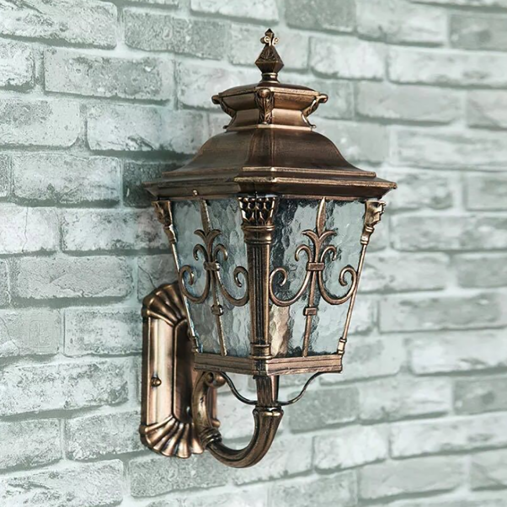 SANDIY Vintage Wall Light Outd - Outdoor Lighting Brass のレビューと価格
