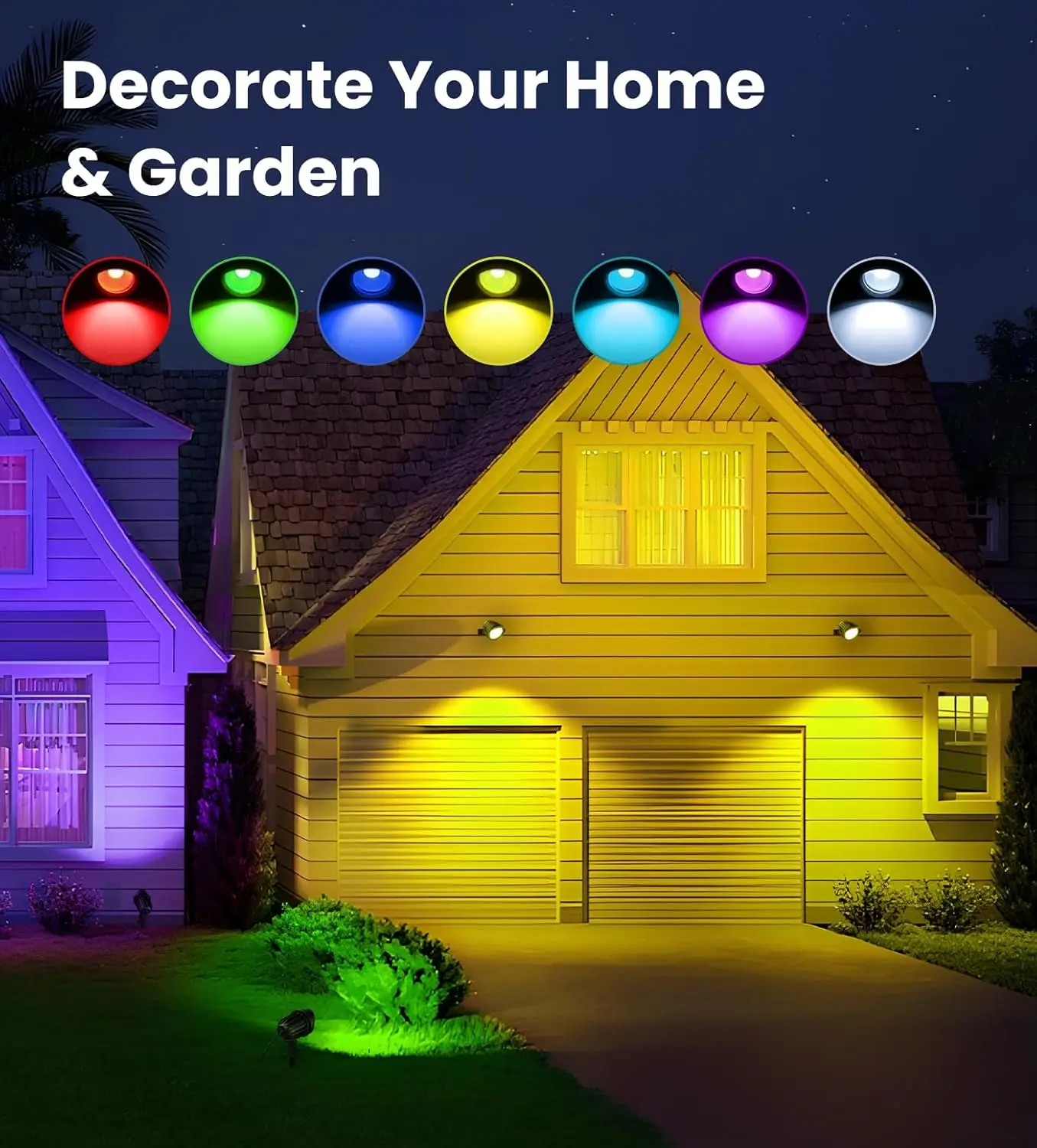 15W RGB Landscape Lights 12V 2 - Outdoor Lighting Voltage のレビューと価格